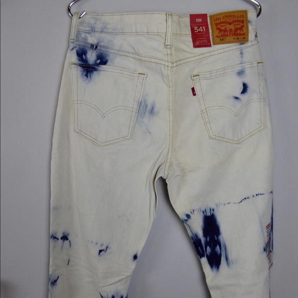Levi’s Levi Strauss Tie Dye 541 Athletic Fit Jeans - Picture 8 of 8